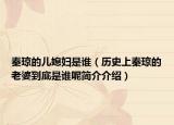 秦琼的儿媳妇是谁（历史上秦琼的老婆到底是谁呢简介介绍）