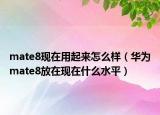 mate8现在用起来怎么样（华为mate8放在现在什么水平）