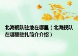 北海舰队驻地在哪里（北海舰队在哪里驻扎简介介绍）