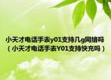 小天才电话手表y01支持几g网络吗（小天才电话手表Y01支持快充吗）