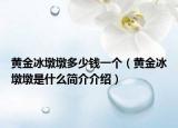 黄金冰墩墩多少钱一个（黄金冰墩墩是什么简介介绍）