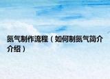 氮气制作流程（如何制氮气简介介绍）