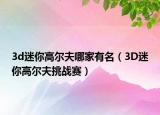 3d迷你高尔夫哪家有名（3D迷你高尔夫挑战赛）