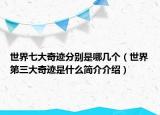 世界七大奇迹分别是哪几个（世界第三大奇迹是什么简介介绍）