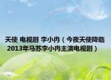 天使 电视剧 李小冉（今夜天使降临 2013年马苏李小冉主演电视剧）