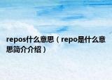 repos什么意思（repo是什么意思简介介绍）