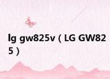 lg gw825v（LG GW825）