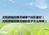 沈阳碧桂园银河城哪个园区最好（沈阳碧桂园银河城的房子怎么样啊）