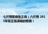 七尺巷歌曲张正扬（六尺巷 2015年张正扬演唱的歌曲）