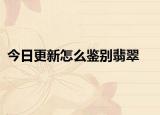 今日更新怎么鉴别翡翠