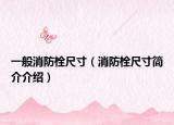 一般消防栓尺寸（消防栓尺寸简介介绍）