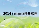 2014（mama评分标准）