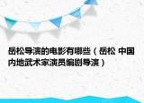 岳松导演的电影有哪些（岳松 中国内地武术家演员编剧导演）