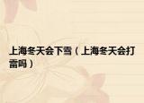 上海冬天会下雪（上海冬天会打雷吗）