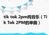 tik tok 2pm纯音乐（Tik Tok 2PM的单曲）