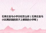 石家庄金马小学分校怎么样（石家庄金马小区腾跃园的孩子上哪里的小学呢）
