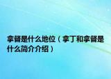 拿督是什么地位（拿丁和拿督是什么简介介绍）