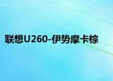 联想U260-伊势摩卡棕