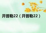 开普勒22（开普勒22）