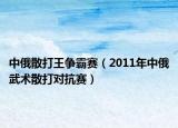 中俄散打王争霸赛（2011年中俄武术散打对抗赛）