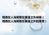 相遇在人海聚散在重逢之外伴奏（相遇在人海聚散在重逢之外的寓意）