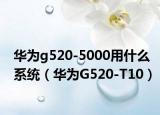 华为g520-5000用什么系统（华为G520-T10）