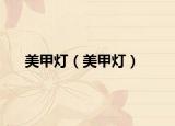 美甲灯（美甲灯）