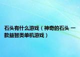 石头有什么游戏（神奇的石头 一款益智类单机游戏）