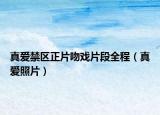 真爱禁区正片吻戏片段全程（真爱照片）
