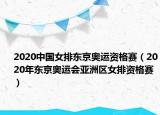 2020中国女排东京奥运资格赛（2020年东京奥运会亚洲区女排资格赛）
