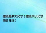 信纸是多大尺寸（信纸大小尺寸简介介绍）