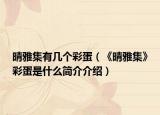 晴雅集有几个彩蛋（《晴雅集》彩蛋是什么简介介绍）