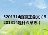 5201314的真正含义（5201314是什么意思）