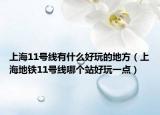 上海11号线有什么好玩的地方（上海地铁11号线哪个站好玩一点）