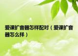 爱课扩音器怎样配对（爱课扩音器怎么样）