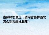 古藤林怎么走（请问古藤林西北怎么到古藤林北部）