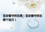 宝安看守所在哪（宝安看守所在哪个地方）