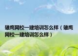 雄鹰网校一建培训怎么样（雄鹰网校一建培训怎么样）