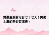 黄渤主演的电影七十七天（黄渤主演的电影有哪些）