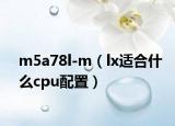 m5a78l-m（lx适合什么cpu配置）