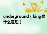 underground（king是什么意思）