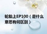 轮胎上EP100（是什么意思有何区别）