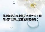 佳期如梦之海上繁花有番外吗（佳期如梦之海上繁花的所有番外）