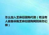 怎么加入芝麻街团购代理（有没有人能告诉我芝麻街团购网到底怎们样）