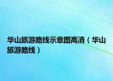华山旅游路线示意图高清（华山旅游路线）