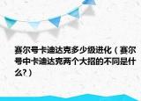 赛尔号卡迪达克多少级进化（赛尔号中卡迪达克两个大招的不同是什么?）