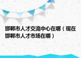 邯郸市人才交流中心在哪（现在邯郸市人才市场在哪）