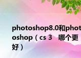 photoshop8.0和photoshop（cs 3   哪个更好）