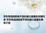 京东物流因防疫不到位被立案查处详细内容 京东物流因防疫不到位被立案查处具体介绍