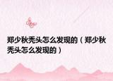 郑少秋秃头怎么发现的（郑少秋秃头怎么发现的）
